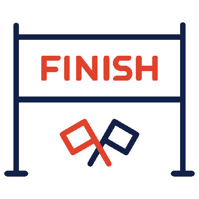 Finish Line Icon