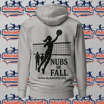 N O F Volleyball Spike Unisex Hoodie