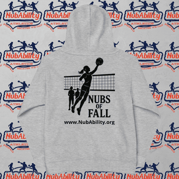 N O F Volleyball Spike Youth Hoodie