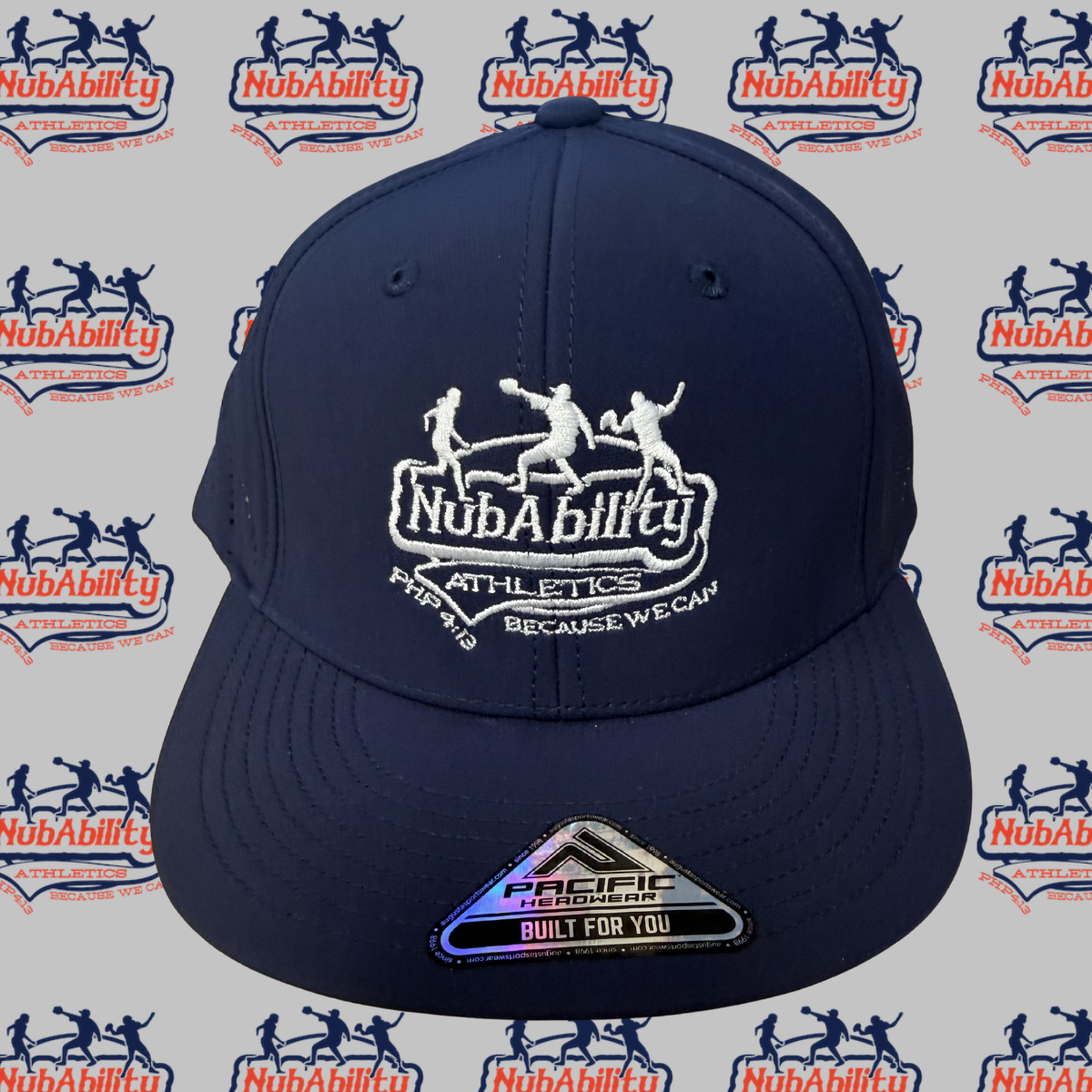 Midnight Navy Fitted Baseball Cap
